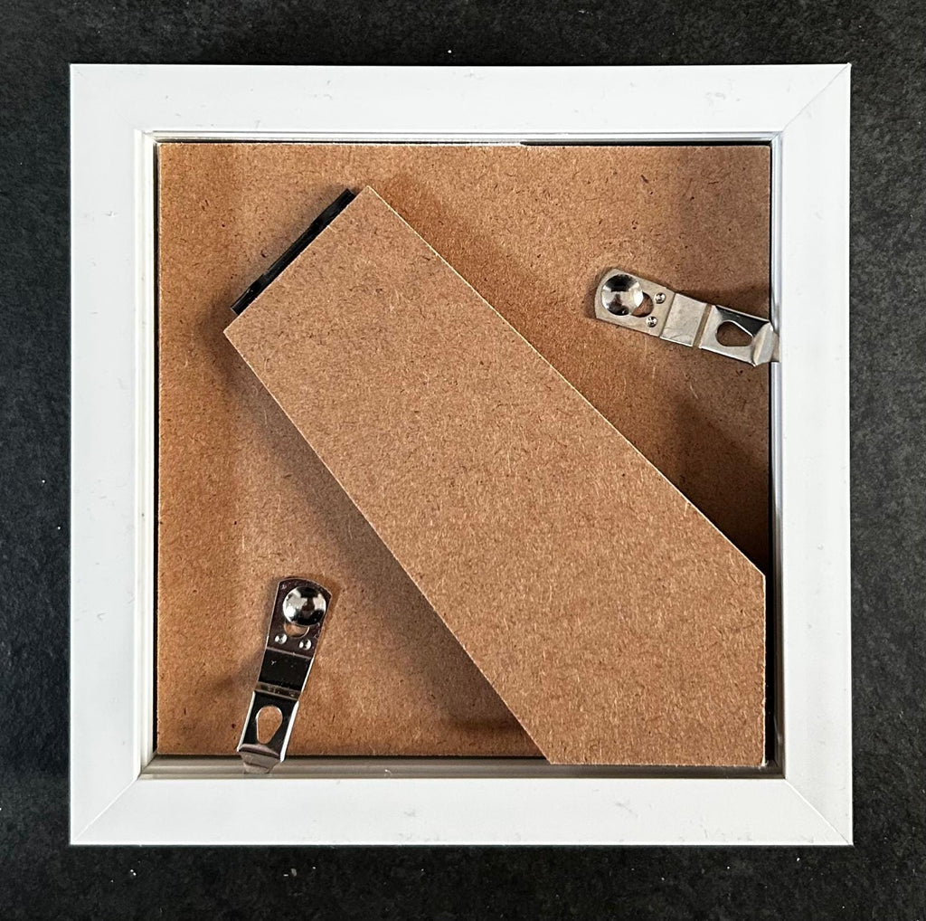 Sea Glass Love Quote Art – Handmade 5x5 Green Coastal Picture Romantic Cornish Gift Green