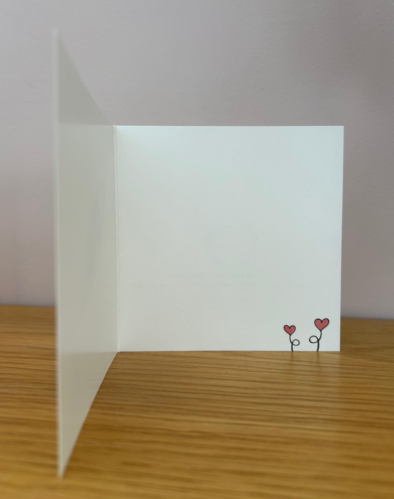 Sea Glass Couple Card – “Two Peas in a Pod” – Cute Love Card for Couples, Engagement, Wedding, Friendship